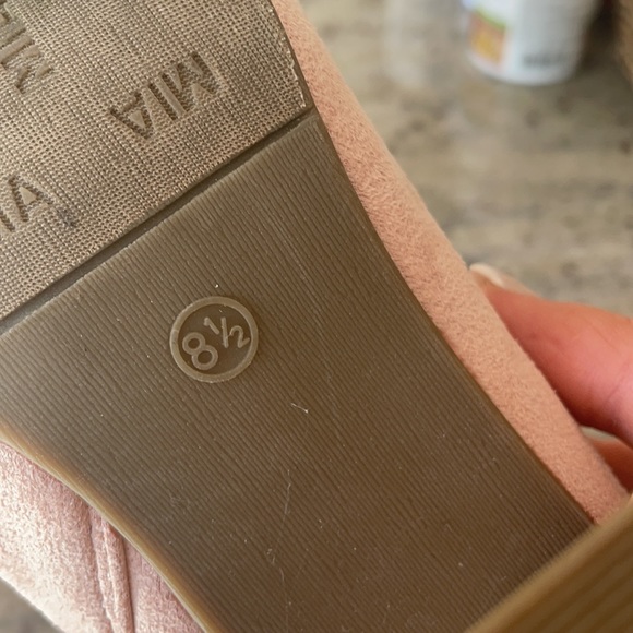 MIA Open-toed Booties in Blush Pink GUC and super cute! Size 8.5 - Picture 10 of 13